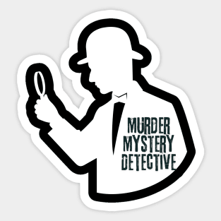 Murder Mystery Detective Sticker